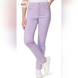 Gloria Vanderbilt size6 Women's Classic High Rise Slimming Amanda Lavander Jeans